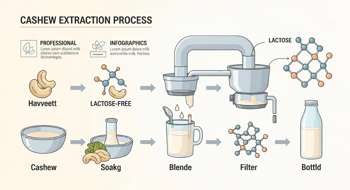 Lợi ích sữa hạt điều dinh dưỡng cho người dị ứng lactose