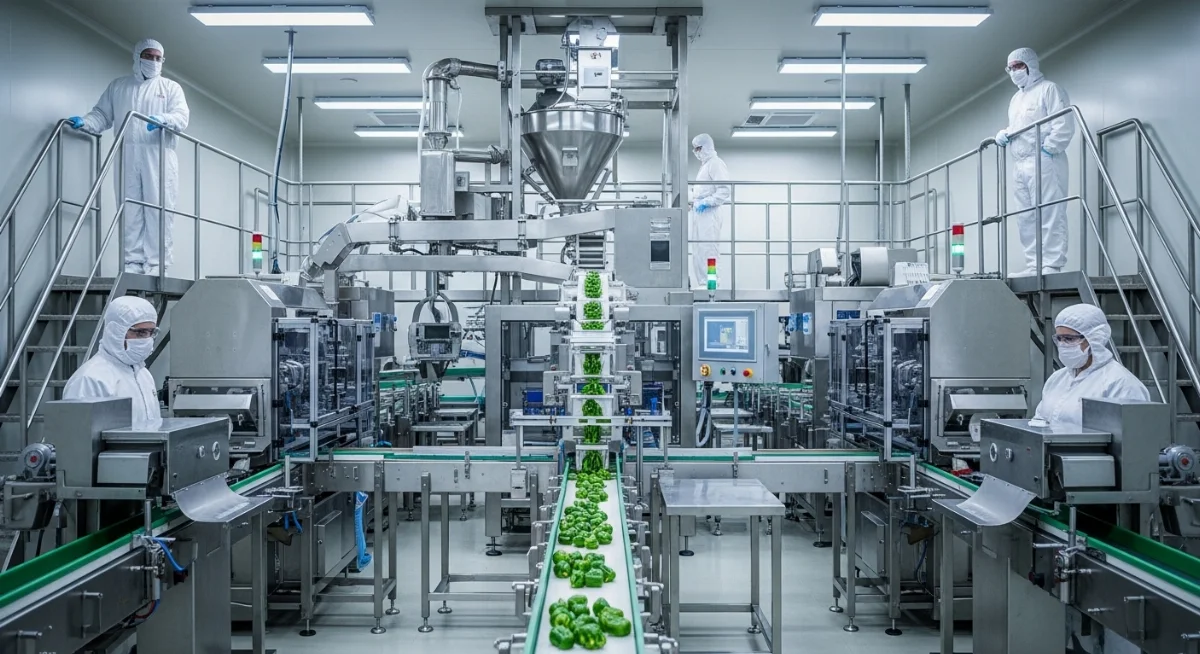 Quy trình sản xuất và đóng gói hạt tiêu Minh Quyên chất lượng