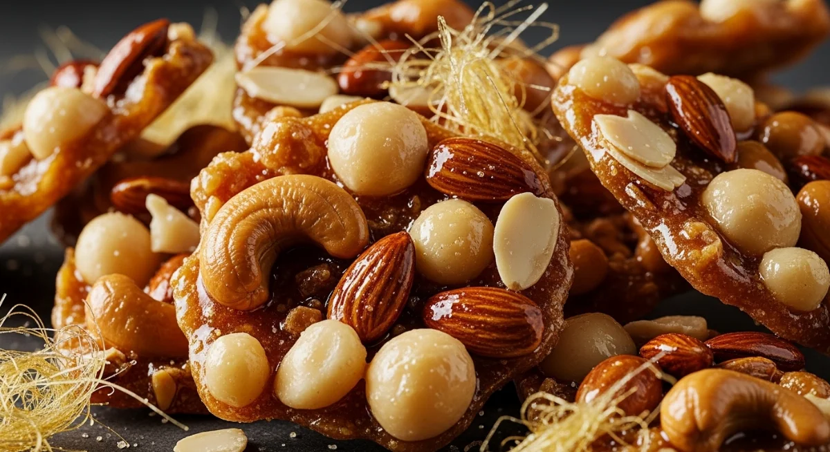 Kẹo hạt điều thơm ngon béo ngậy, món ăn vặt dinh dưỡng