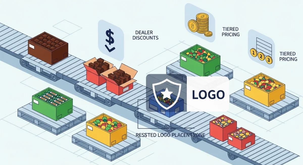 Dịch vụ in logo trên bánh kẹo quà tặng doanh nghiệp và sự kiện