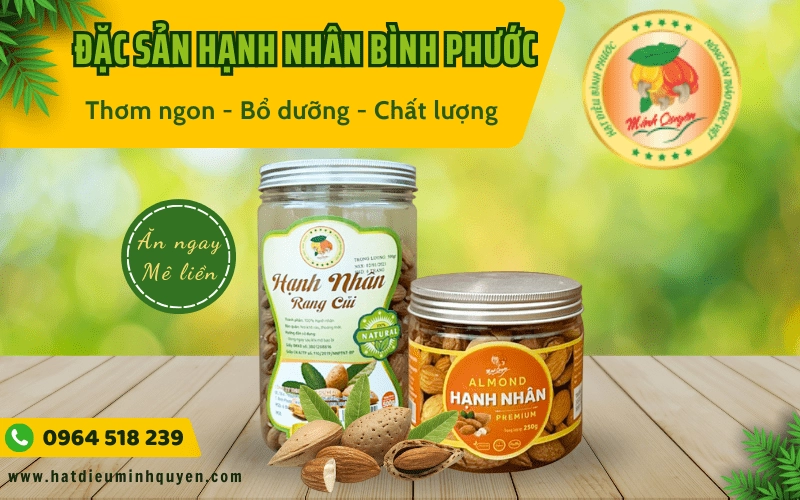 Đặc sản hạnh nhân Bình Phước