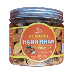 Hũ Hạt Hạnh Nhân rang củi 250g
