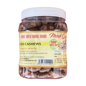 Hạt Điều Rang Muối Hủ 450g Net Weight