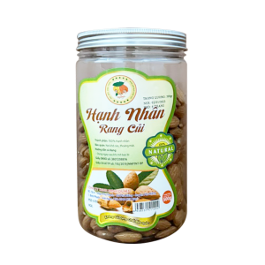 Hũ Hạt Hạnh Nhân Rang Củi 500g