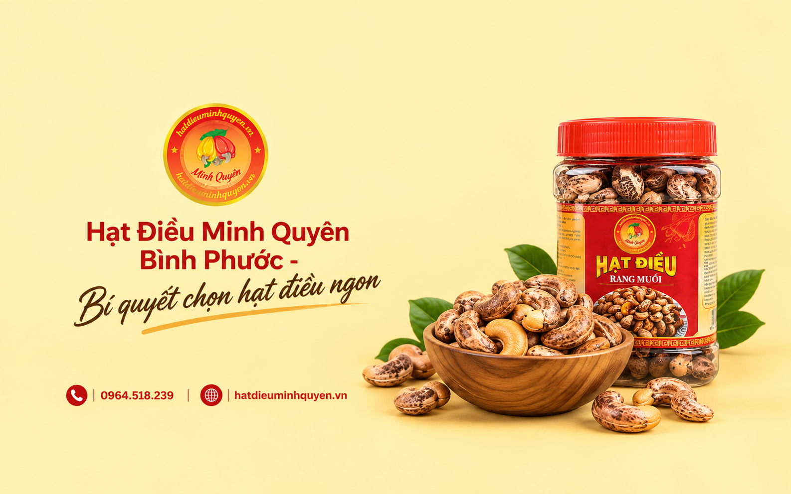 Đa dạng các loại hạt điều tại Minh Quyên Bình Phước