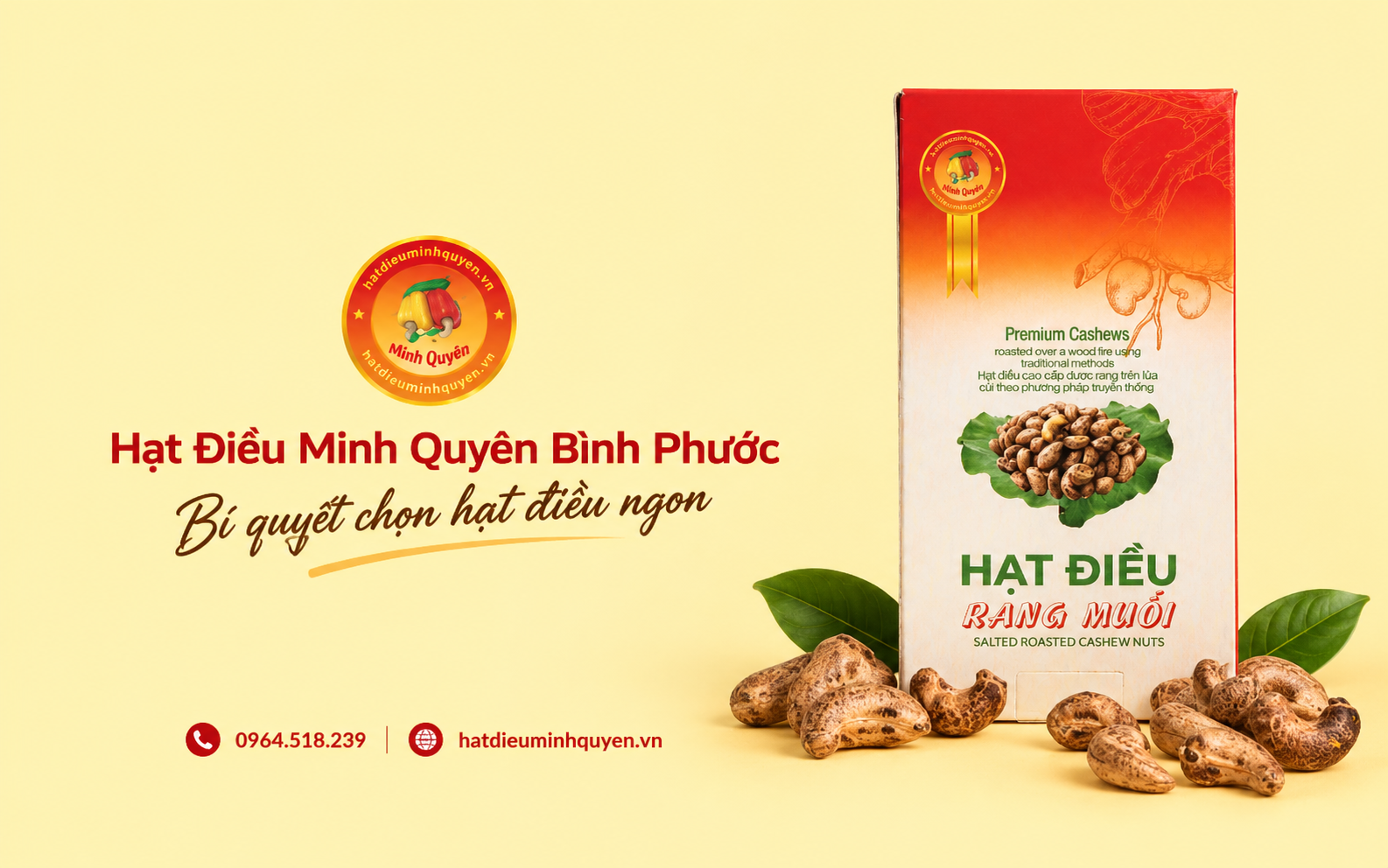 Với nhiều hương vị và quy cách khác nhau, Hạt Điều Minh Quyên được nhiều khách hàng tin tưởng lựa chọn