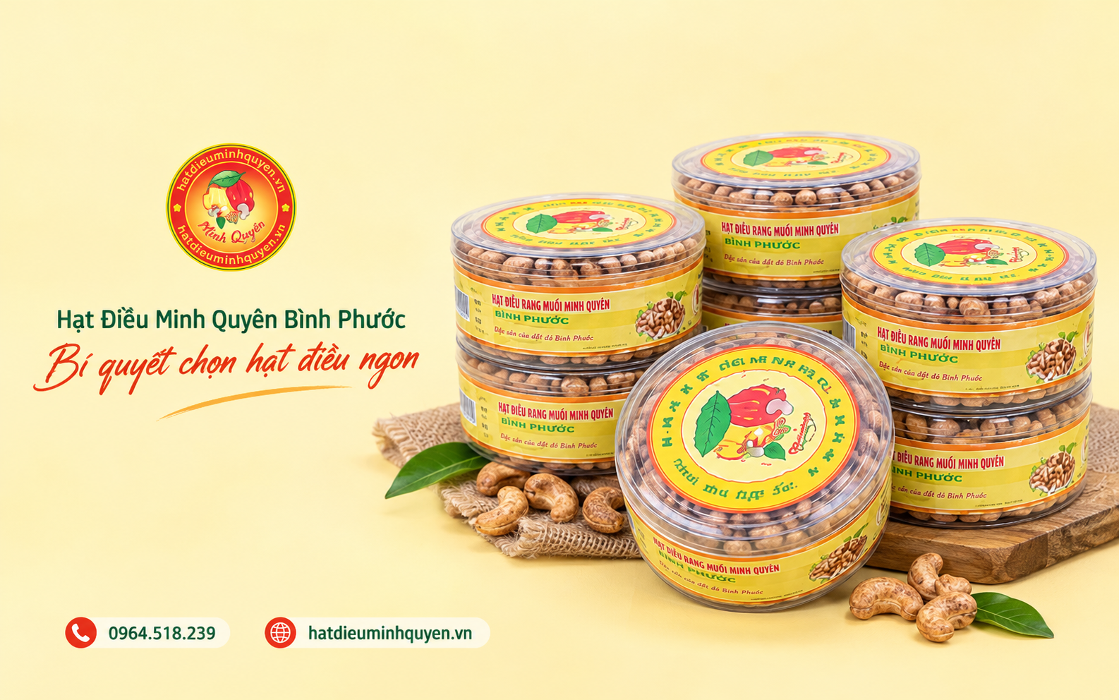 Minh Quyên tự hào là đơn vị cung cấp các sản phẩm về Hạt Điều suốt nhiều năm cho khách hàng, doanh nghiệp tại Bình Phước