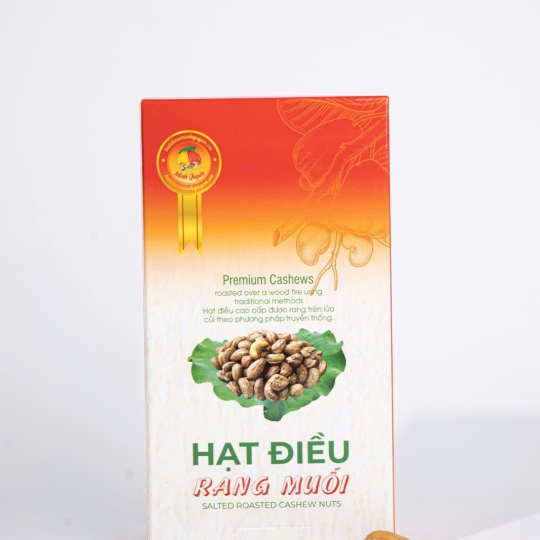 Hạt Điều Rang Muối Hộp Giấy 500gr