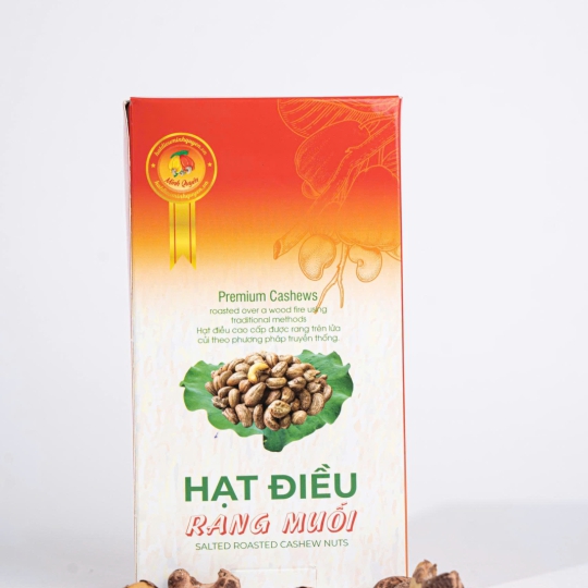 Hạt Điều Rang Muối Hộp Giấy 500gr