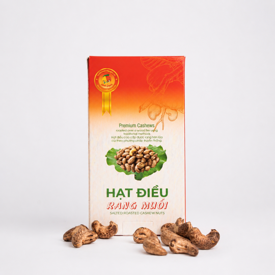 Hạt Điều Rang Muối Hộp Giấy 500gr
